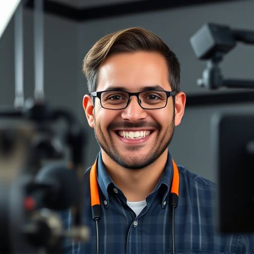 Foto de Sr. Carlos Roberto, instrutor de entrevistas técnicas na Academia de Entrevistas Brilhantes, sorrindo