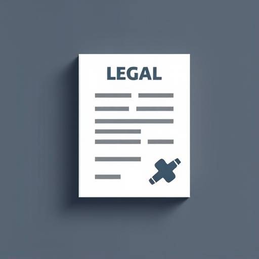 Ícone de documentos legais, representando os Termos e Condiäões