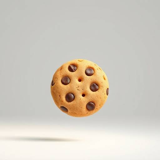 Ícone de um cookie, representando a política de cookies do site